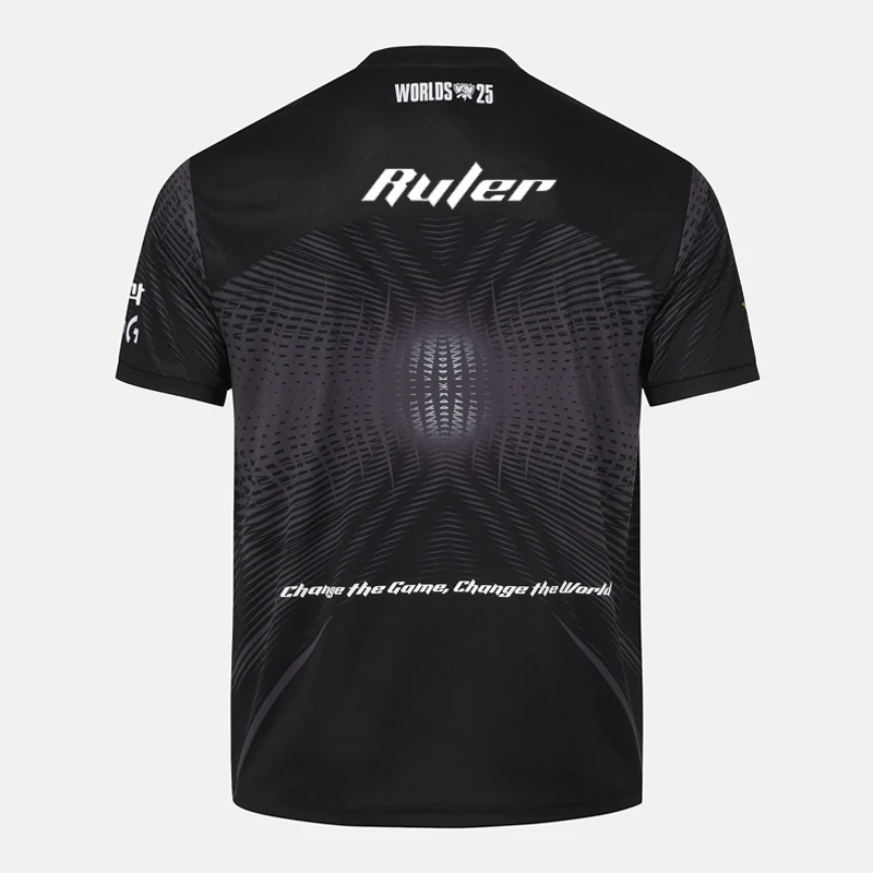 League Of Legends Esports Team Gen.G 2025 World Official Player Jersey LOL Uniforms Nisex Top Ruler Chovy Fans Customized TShirt