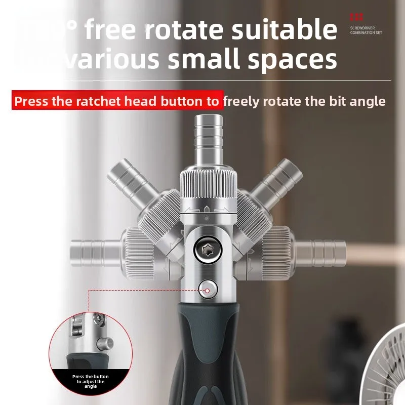 Wrench Screwdriver Tool Set Motorcycle Repair Sleeve Combination Multifunctional Household Screwdriver Disassembling Mobile