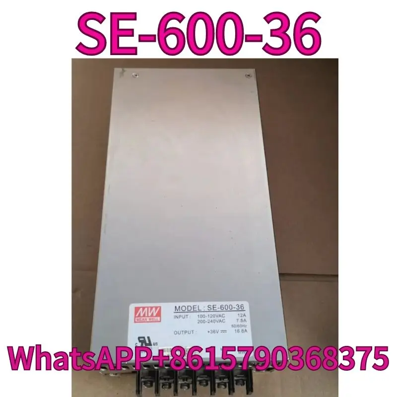Second hand power module SE-600-36 600W 16.6A tested OK and shipped quickly