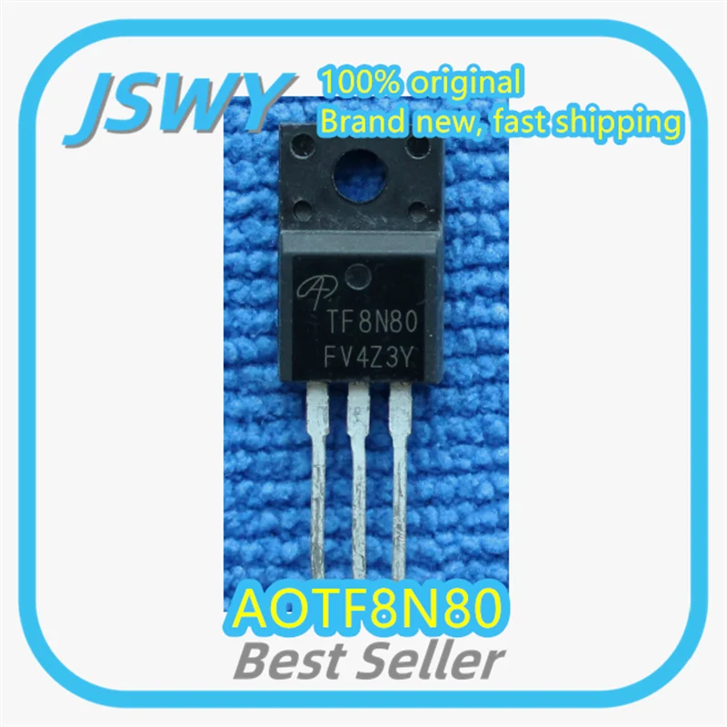 (10/50pcs) AOTF8N80 TF8N80 TO-220F MOS field effect transistor Brand new, original, large stock, genuine