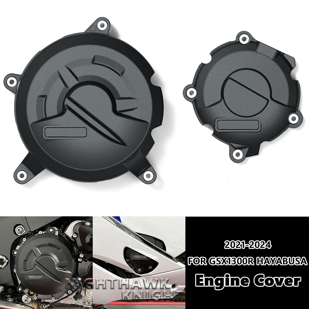 

GSX1300R Engine Cover Set For Suzuki GSX 1300R HAYABUSA 2021 2022 2023 2024 Accessories Engine Crash Protector Protective Cover