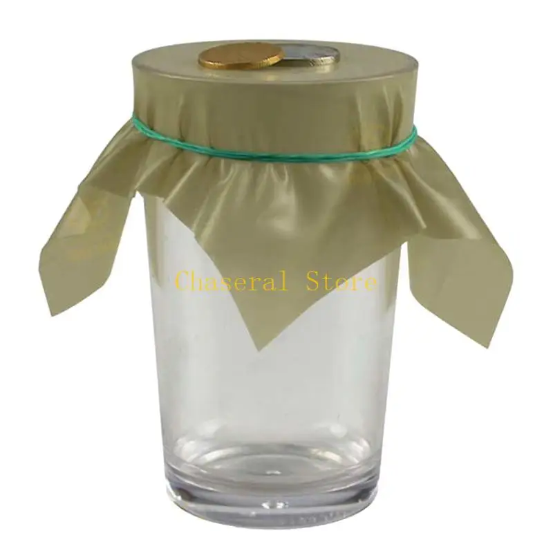 E7ce professionele munt goocheltrucs speelgoed grappige munt penetratie film goochelen speelgoed trucs speelgoed