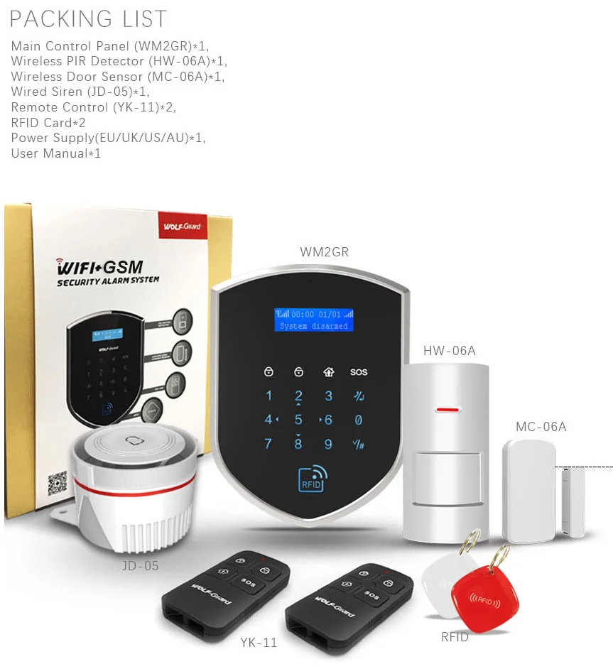 4G Tuyasmart Home Security Security Wireless Intelligent Wifi Inbreker Beveiligingssysteem Alexa