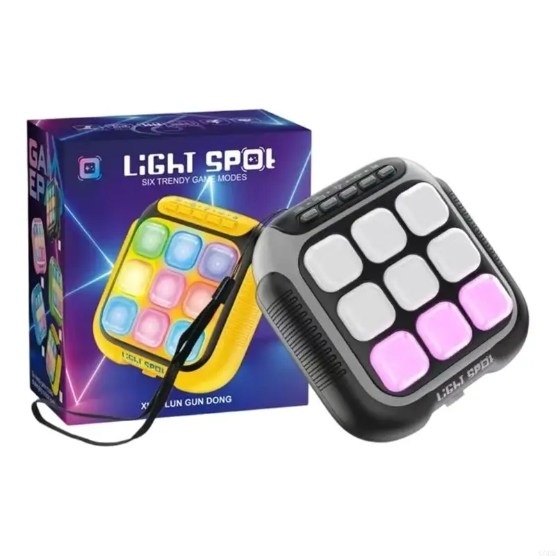 CORB Interactive Push Button Toy for Kids with Light-Up Play, Portable Handheld Activity for Trips and Shared Family Time