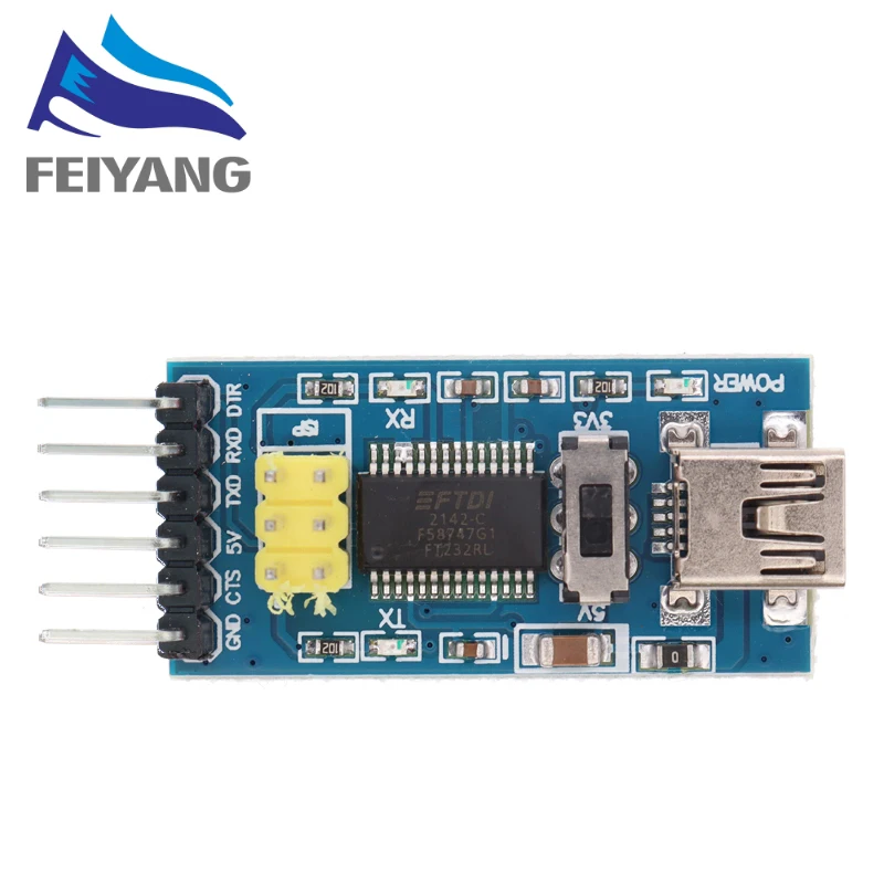 FT232RL FTDI USB 3.3V 5.5V to TTL Serial Adapter Module for Arduino FT232 Pro Mini USB TO TTL 232