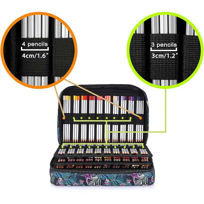 300 Slots Pencil Case School Pencilcase Supplies Large Capacity Pen Bag Stationery Organizer Box for Girls Art Pouch Acsesories - Image 6