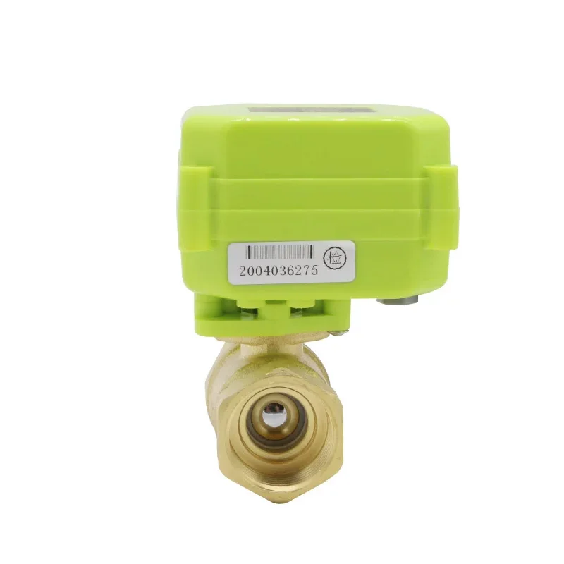 Micro Electric Ball Valve Electric Two-Way Valve Water Control Valve Bi-Directional Ball Valve All Copper DC12V DC24V