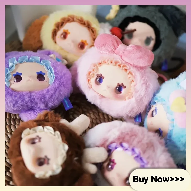 

Lovely Emma Plush Ball Series Blind Box Toy Cute Backpack Pendant Decorative Ornament Storage Mysterious Box Surprise Fun Gift
