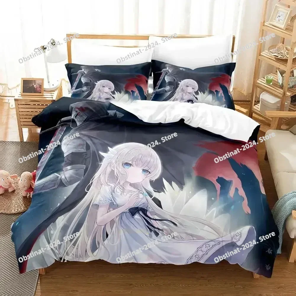 2025 Top Ender Lilies Quietus of the Knights Set Boys Girls Twin Queen Size Duvet Cover Pillowcase Bed Kids Adult Home Bedroom