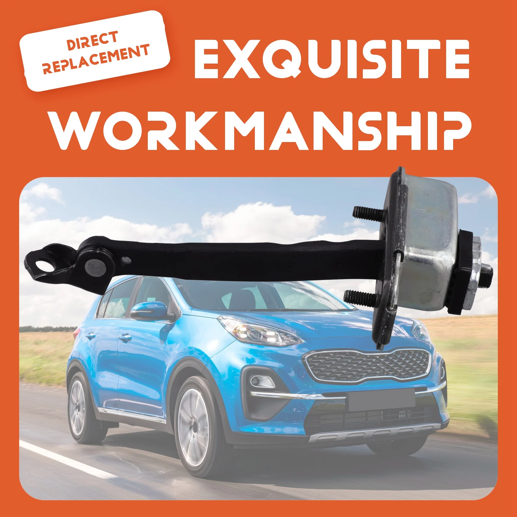 

79390D9000 For Kia Sportage 2018-2021 Metal Door Hinge Stop Check Strap Limiter 79390-D9000 Front Right