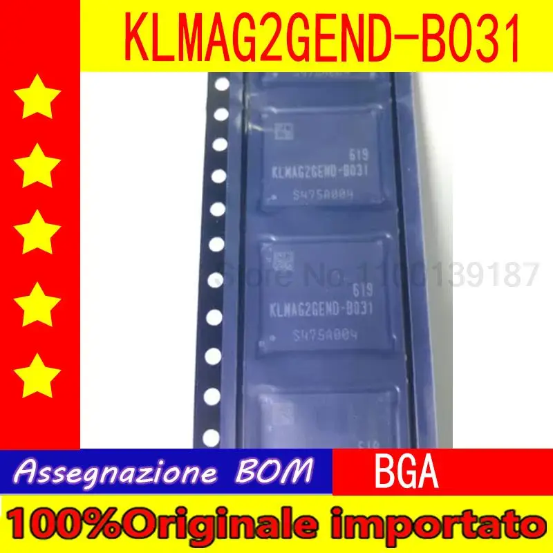   KLMAG2GEND-B031 BGA  memory EMMC 16G memory  KLMAG2GEND B031