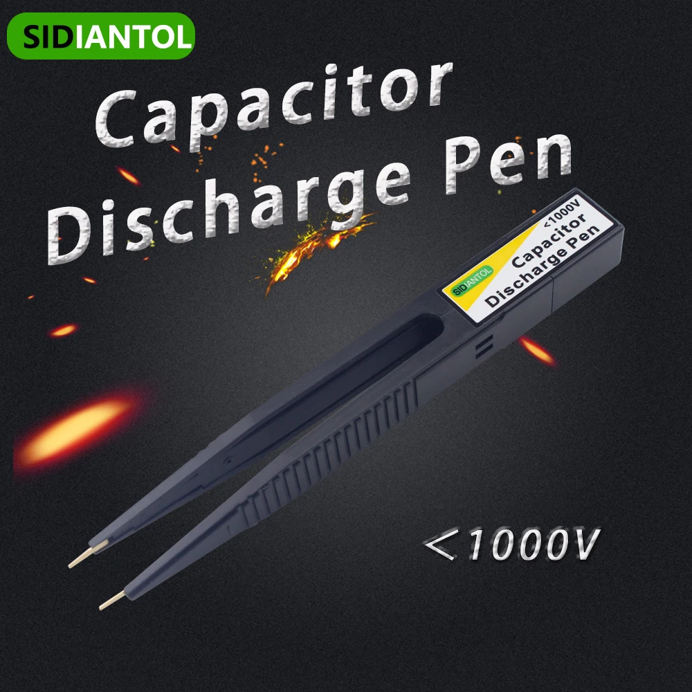 

Capacitor Discharge Pen High Voltage Fast Discharging Tool Digital Sparkpen Discharger 1000V