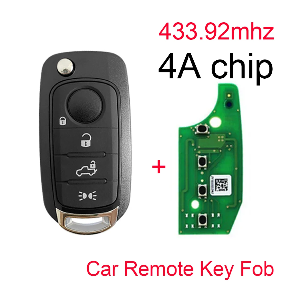 3/4 Button Car Remote Control Key Fob Key Case Shell for Fiat 500X Egea Tipo Tprp Freedom Doblo Argo Nuovo Grazie 2016 2017 2018 view 5