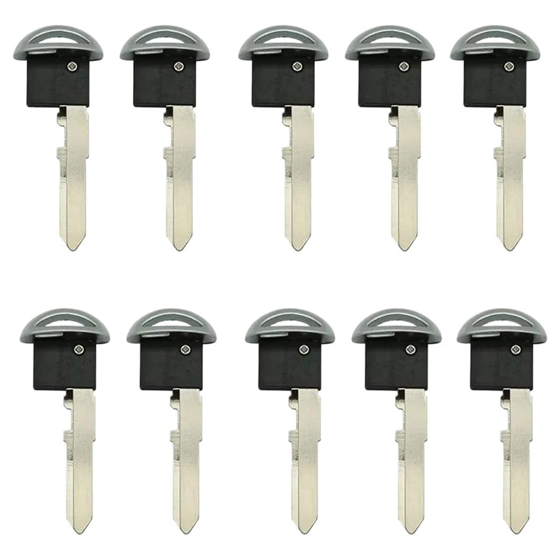 

10X Remote Entry Smart Emergency Key Fob Uncut Blade Insert for MAZDA 3 5 6 CX 5 7 9 MX-5