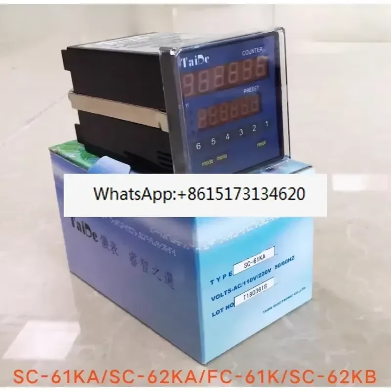 Double Row Mechanical Meter Counter SC-61KA 62KA 62KB FC-61K Industrial Tally for Production Line Counting
