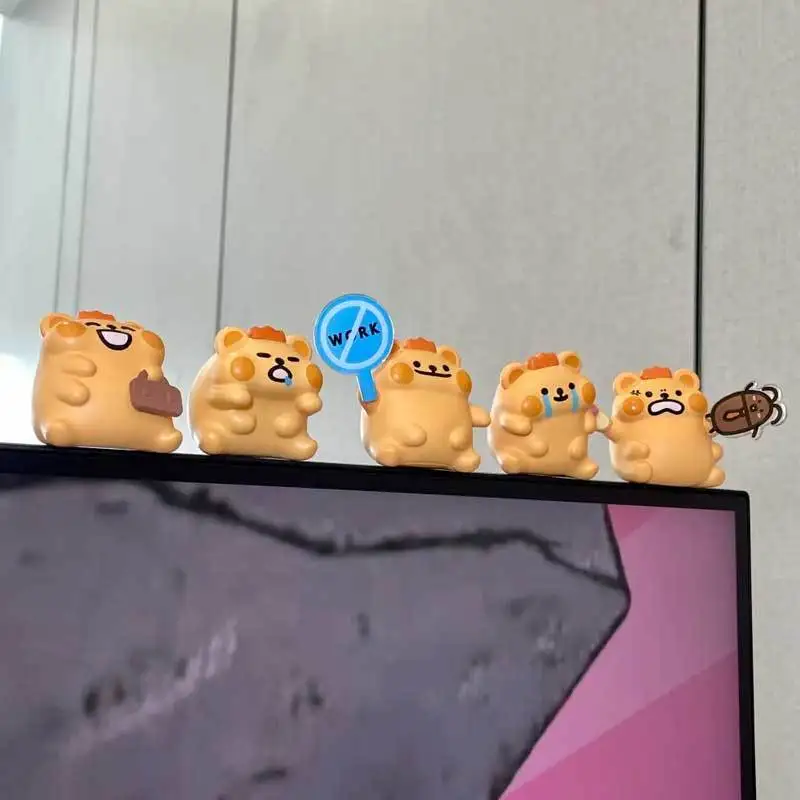 

Мини-заглушка для украшения рабочего стола, плюшевый мишка, насекомое, модная игрушка, коллекция периферийных устройств, мягкое заполненное животное, офисный декор