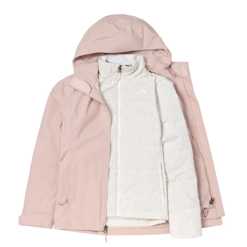 The North Face Chaqueta de plumón simple informal para deportes al aire libre para mujer Chaqueta tres en uno 8Gk67Oz