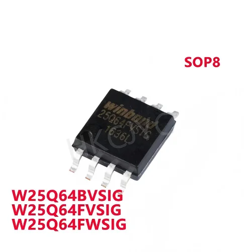 5-10PCS 25Q64FVSIG 25Q64FWSIG 25Q64BVSIG W25Q64FVSIG W25Q64FWSIG W25Q64BVSIG SOP8 Memory chip Ship Immediately