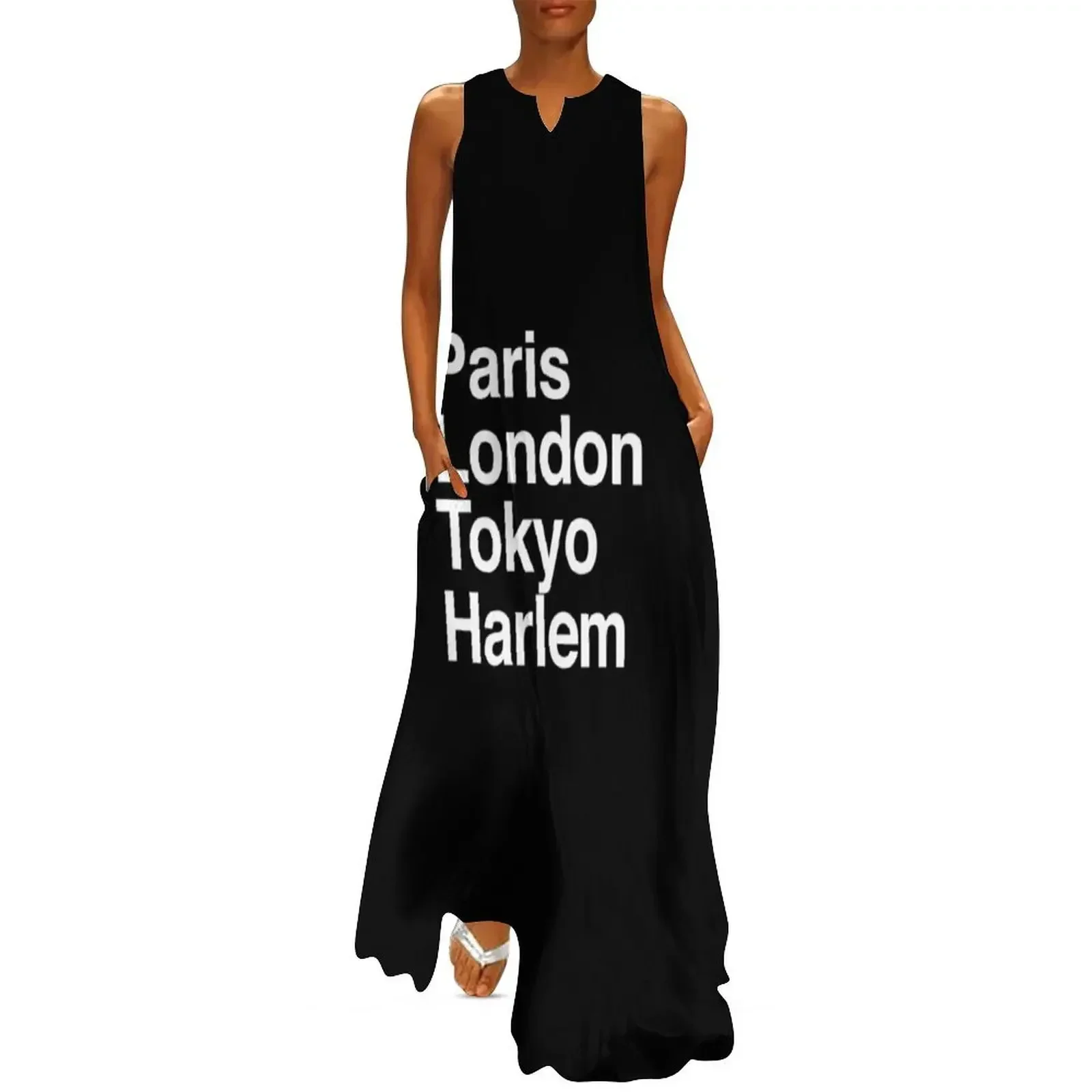 

Harlem Paris Tokyo London Design Long Dress summer dress Dress vintage dresses with long sleeves