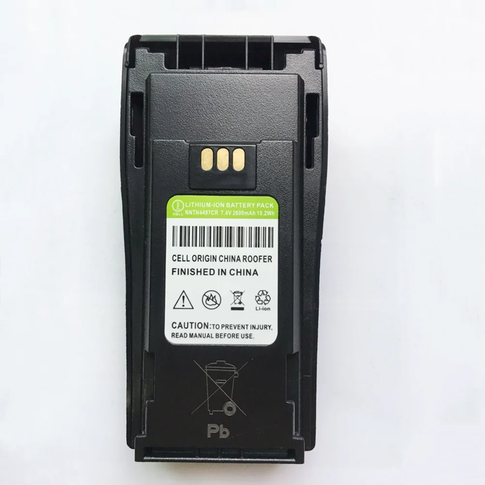 NNTN4497 2600mAh Li-ion Battery for CP040 CP140 CP150 CP160 CP200 CP200d CP340 CP360 EP450 PR400 Portable Two Way Radio--VBLL