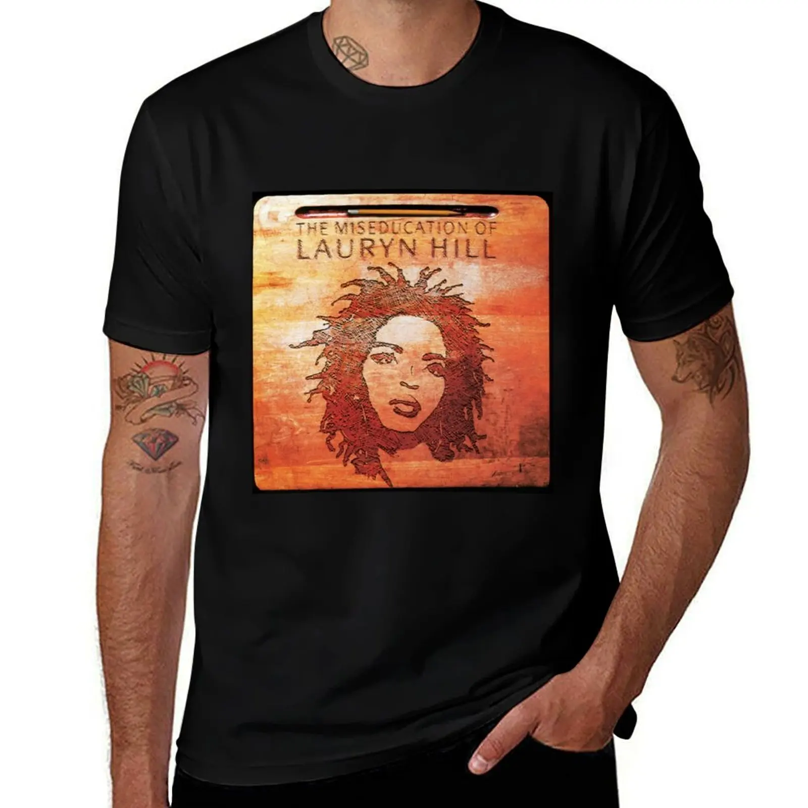 Футболка Jerry the miseducation of Seinfeld Lauryn Hill, высококачественная, прочная футболка