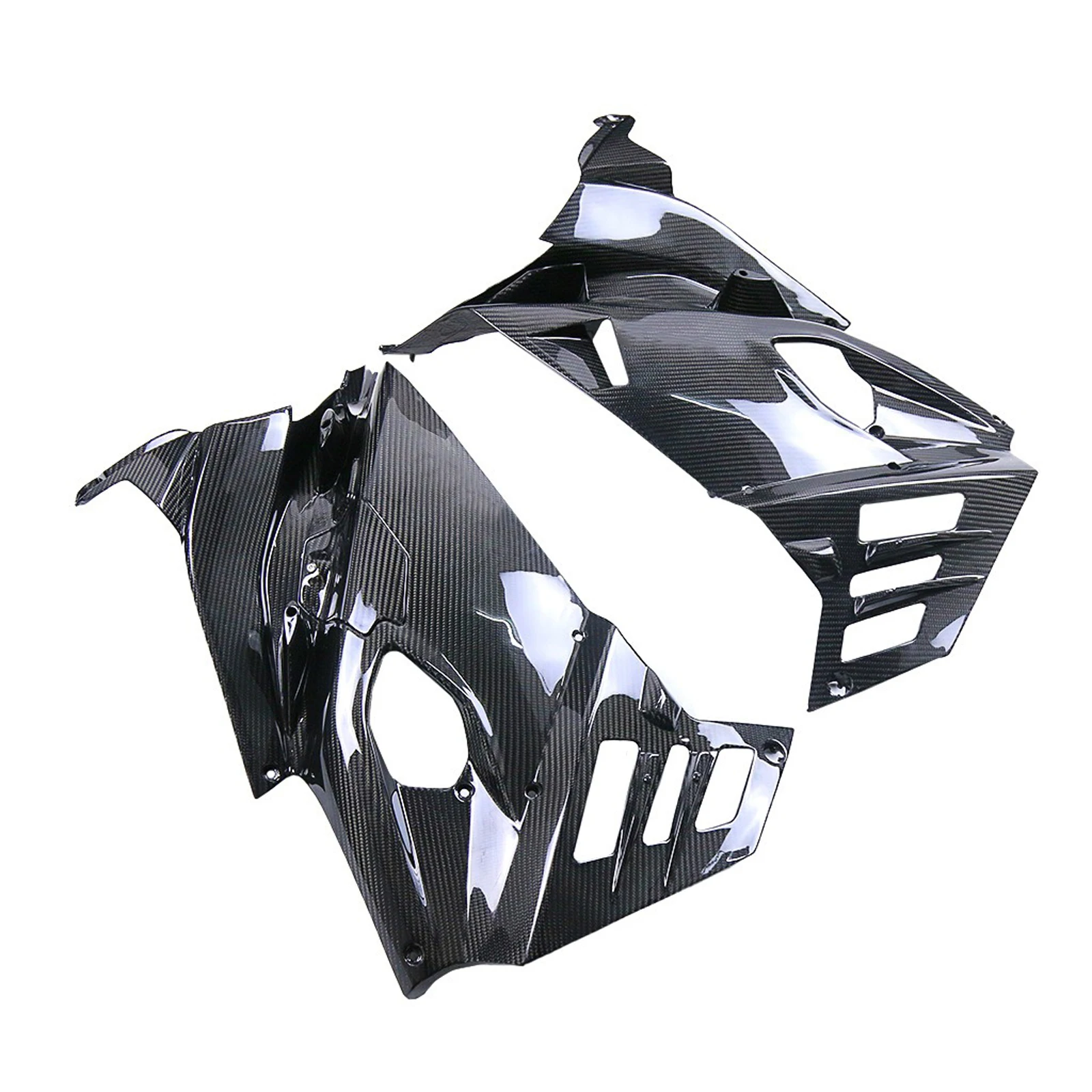 3K Twill Dry Carbon Fiber Motorcycel Upper Side Puller Cover Panel Fairing For Aprilia RS660 2021+