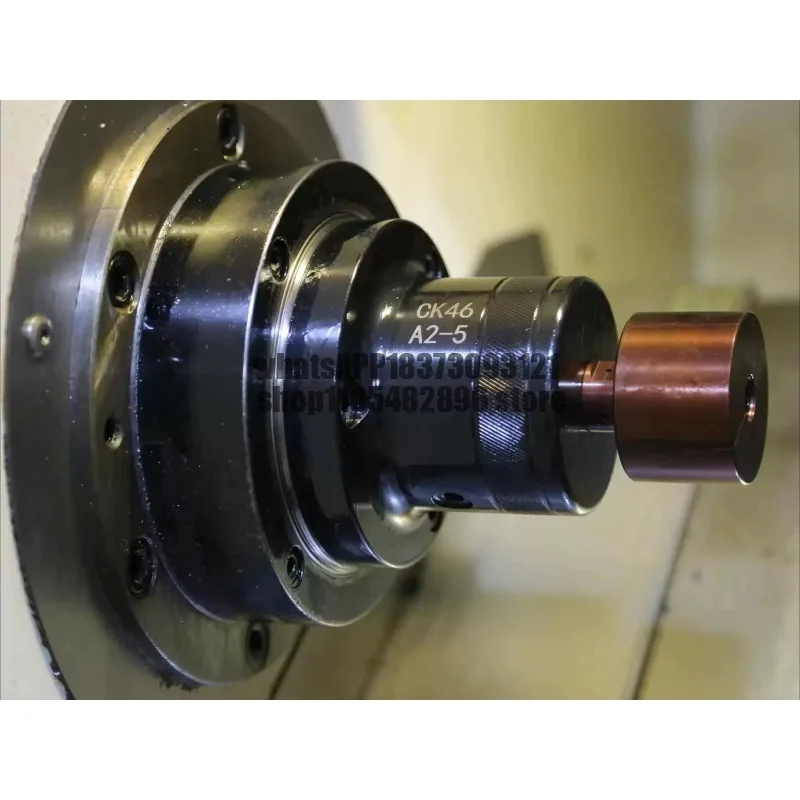 Numerical control lathe axle head seat inner expansion rear pull chuck fixture
