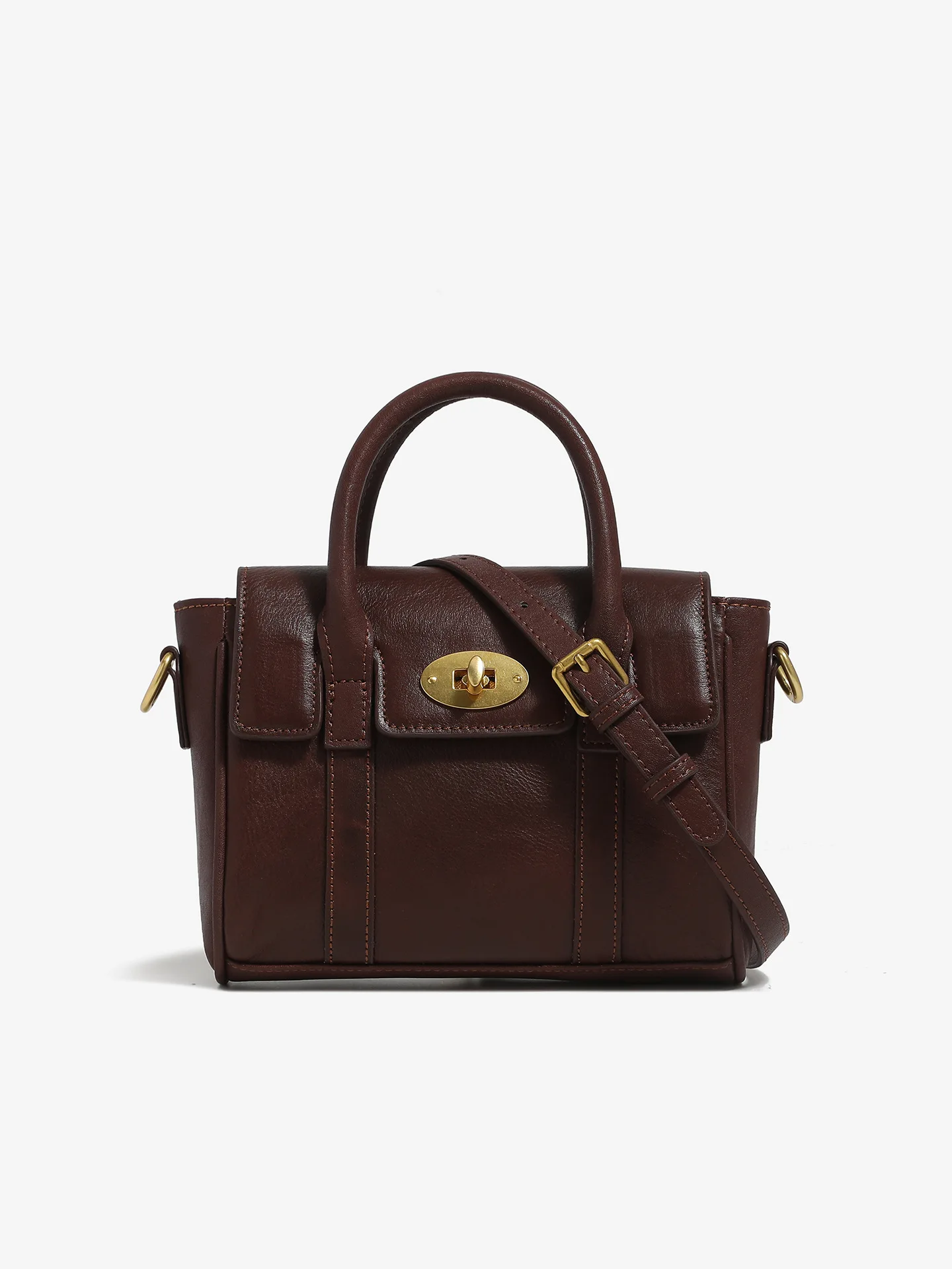 

Luxury Vintage Women Handbag First Layer Cowhide Leather Large Capacity Shoulder Crossbody Tote Bag for Commute