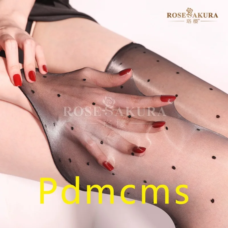 

2025 new 8372 oil bright heart-shaped dotted infinity stockings female sexy ultra-thin knee black silk thigh socks