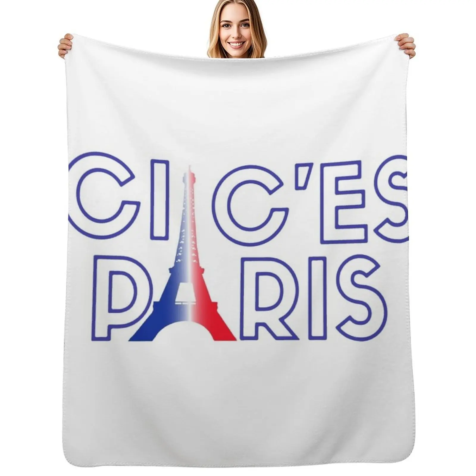 

This Is Paris Ici C'est Paris Throw Blanket Sofa Quilt Decorative Sofa Luxury St Single Blanket