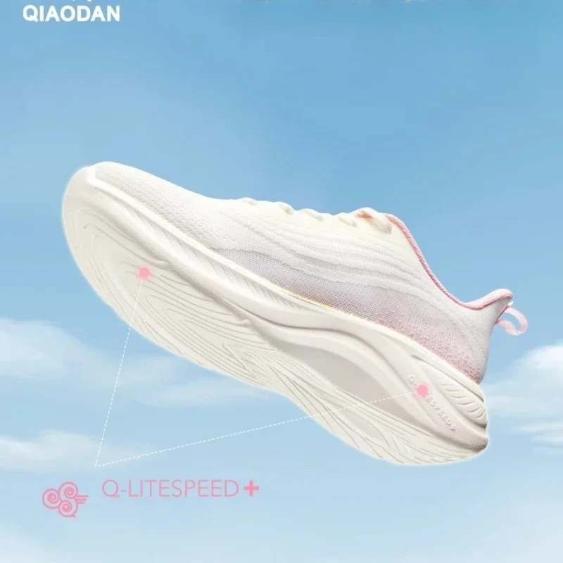 

QIAODAN Light Speed LITE-V2 Woman Runninfg Shoes Summer New Mesh Wearable Cushion Lightweight Female Sport Sneakers XM36240210