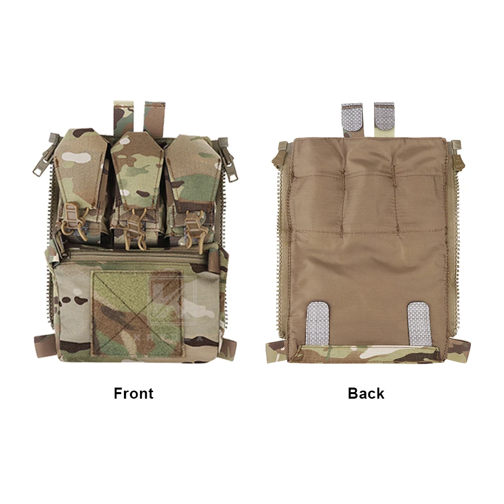 KRYDEX bolso táctico MOLLE con panel trasero y porta revistas - imagen 2