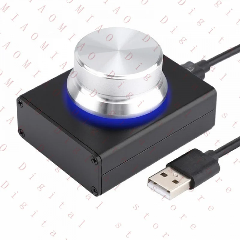 

FR USB Volume Knob, Small PC Computer Speaker Volume Control Audio External USB ...