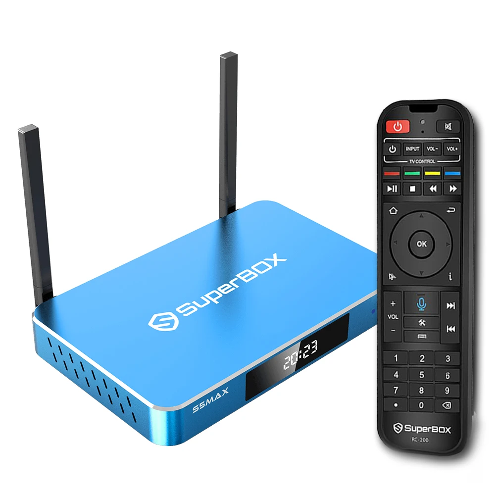Latest  S5 Max Fully Loade 2025 4G+64G Powerful Streaming Box Time Shift with Voice Remote Control Ideal for Home