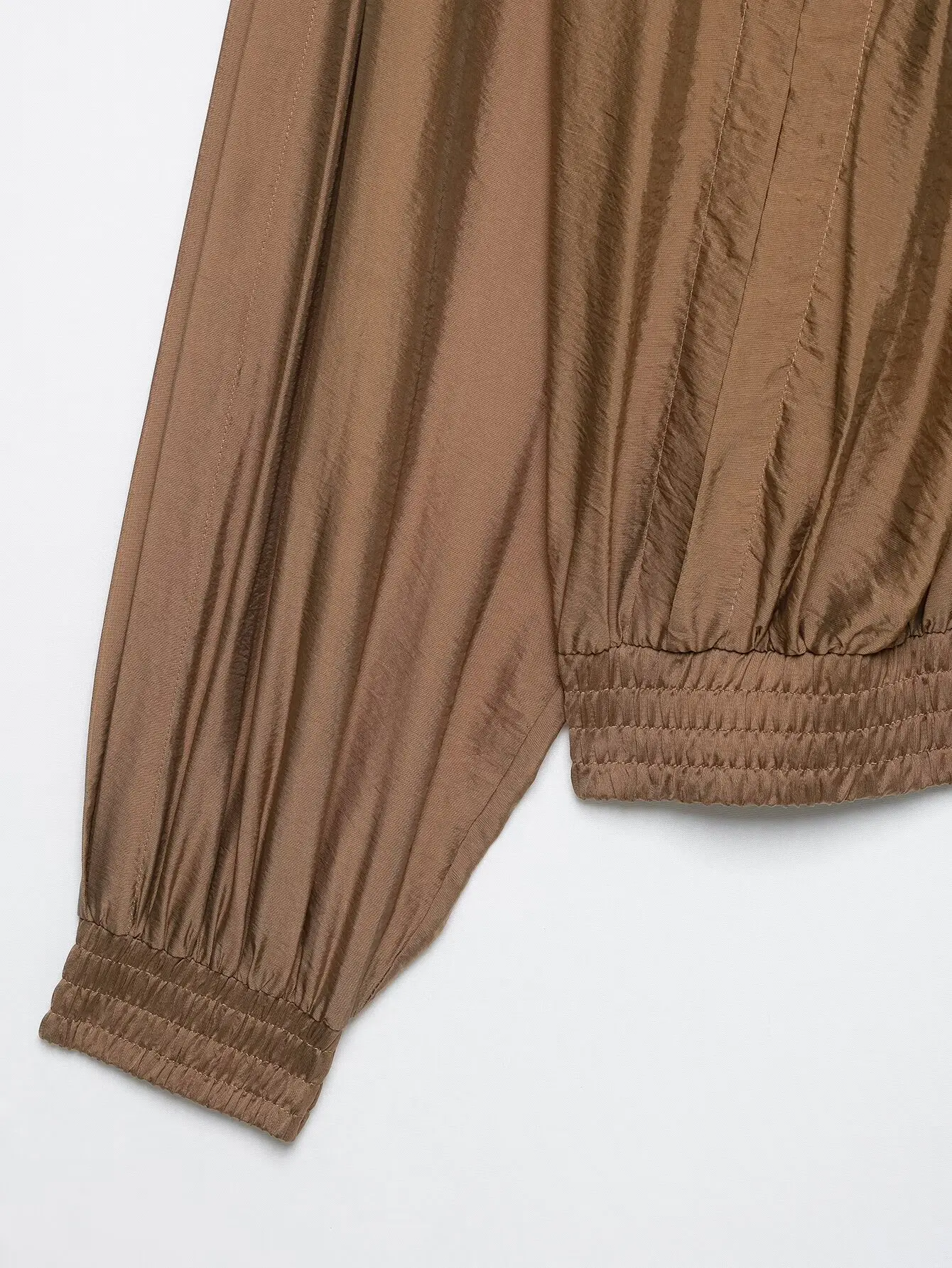 Damen Rundhals-Shirt Langarm Mode Einfarbig Locker Sitzend Bürokleidung Knopfleiste Elegante Streetwear Oberteile Damen 2026 Neu – Detail 5