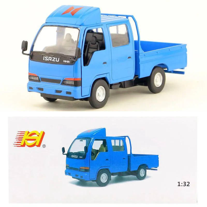 Modèle de camion de fret rétractable en alliage 1: 32, jouets de camion de transport, simulation sonore et lumineuse, vente en gros