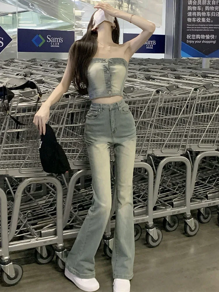 

Женские джинсы с низкой посадкой, отбеленные, нерегулярный дизайн, градиент, разноцветные, женские джинсовые, модные, уникальное искусство, крутое, художественное