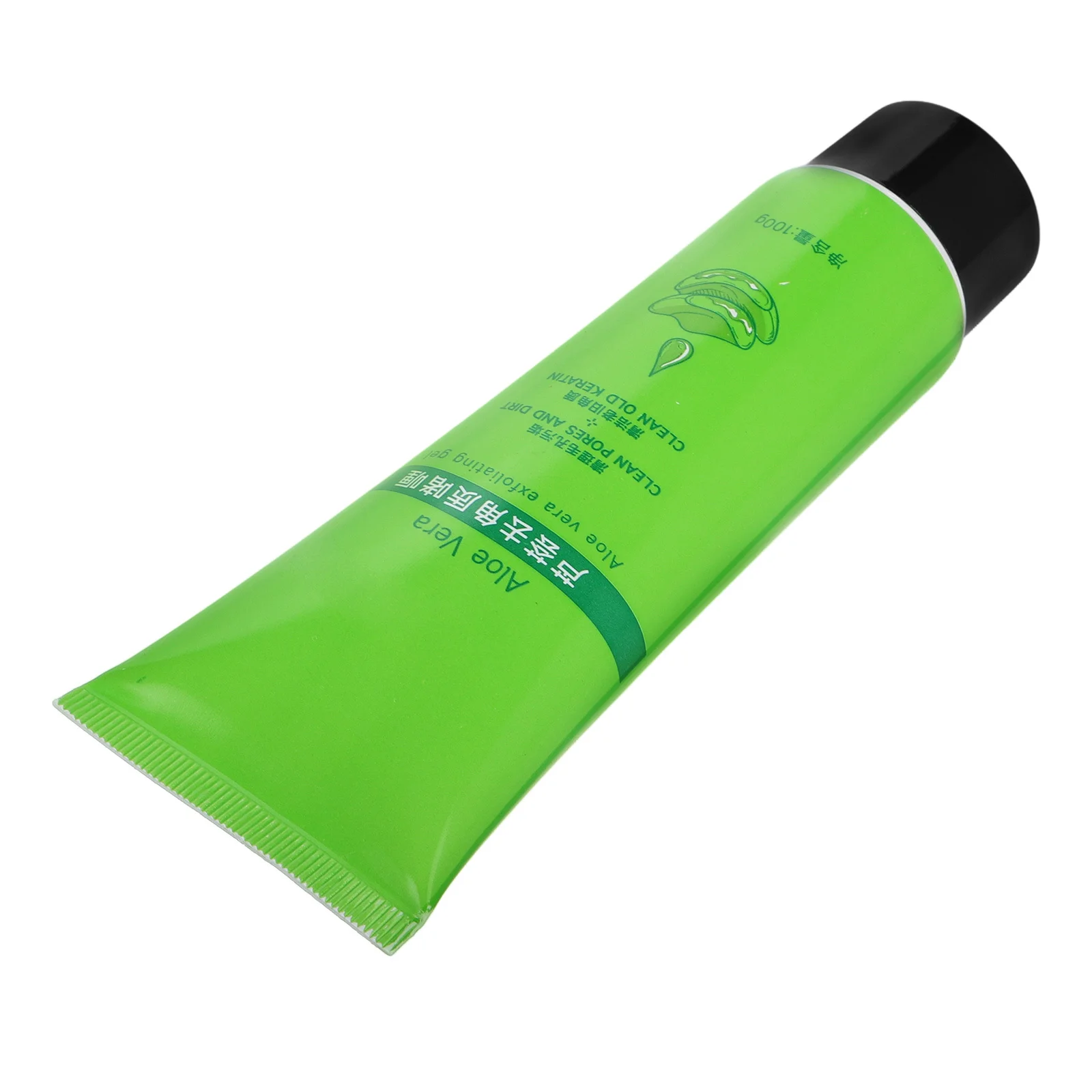 Gel exfoliante suave calmante verde, Gel exfoliante de limpieza profunda suave para cara, cuerpo, tamaño de viaje, piel hidratante calmante