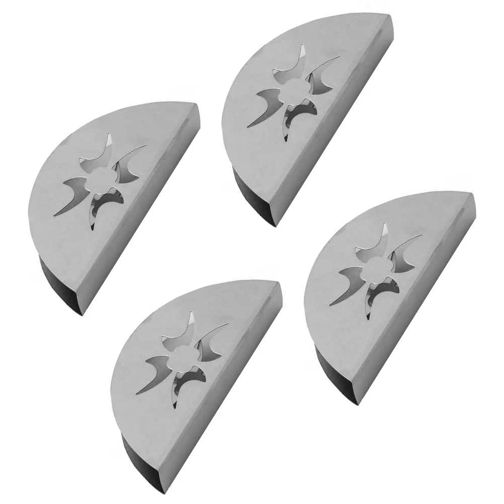 

4 Pcs Storage Box Napkin Holder Dining Room Table Decor Stainless Steel Organizer