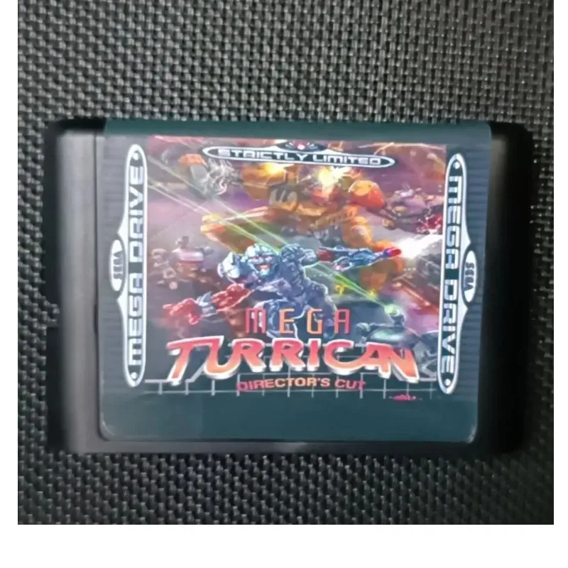 MEGA TURRICAN DIRECTOR'S CUT EU MEGA DRIVE STYLE 16 Bit Retro Game Card For Sega Genesis