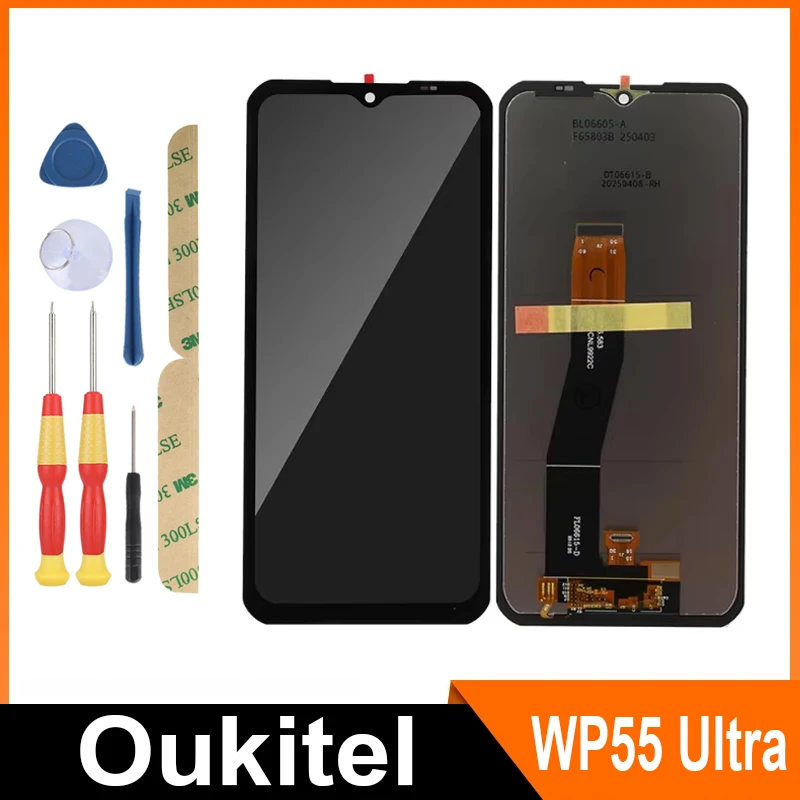 Dla OUKITEL WP35 Pro/WP39 Pro/WP55 Pro/WP55 Ultra/WP55 S/WP62 Pro/WP66 / 6.6' FHD+ wyświetlacz LCD + ekran dotykowy — zdjęcie produktu 6