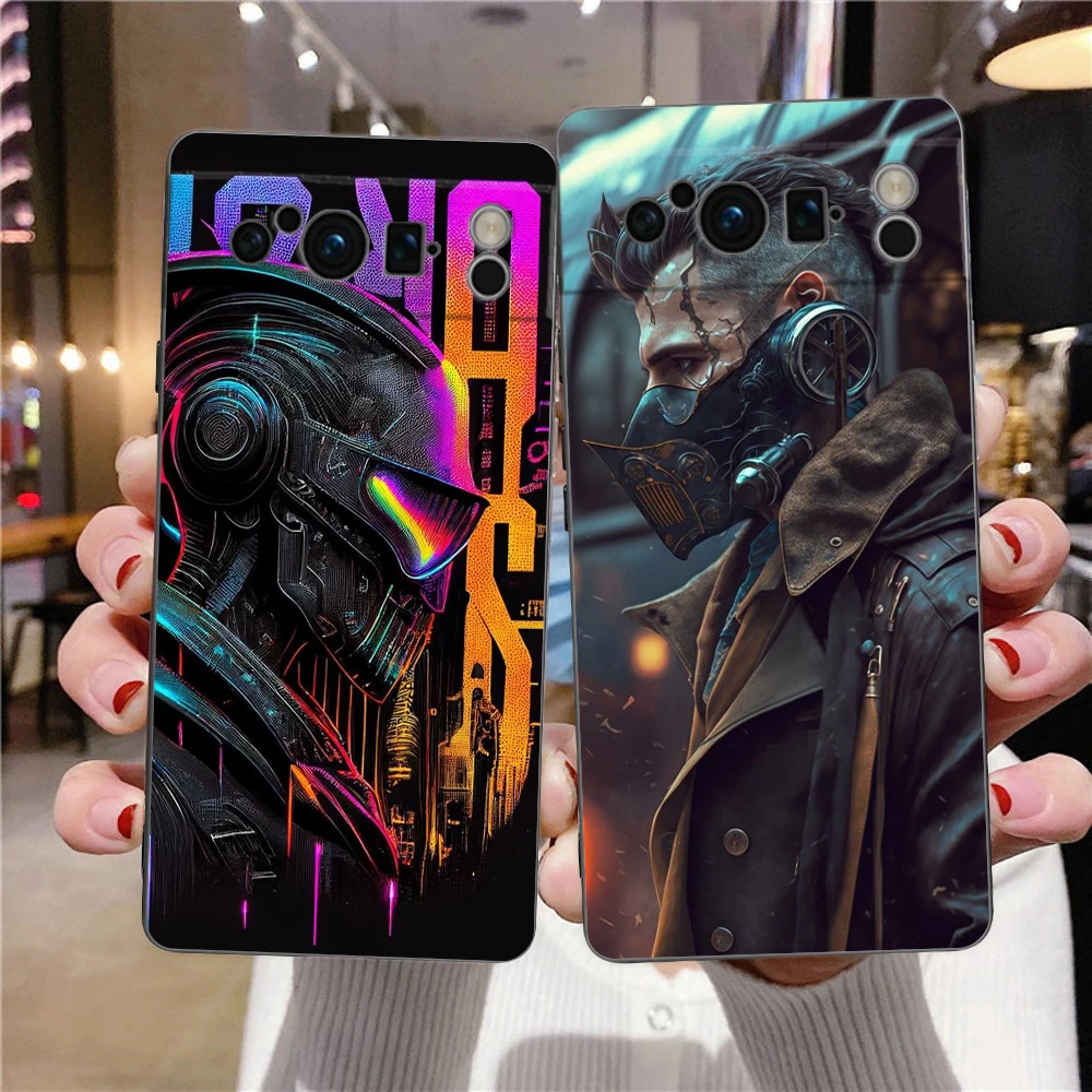 Cartoon Boys Girls Phone Case Cover for Google Pixel 8 7 6 7A 6A Pro 5G Shockproof Silicone Soft 8 Pro 5G Shell Capas Coque Bags