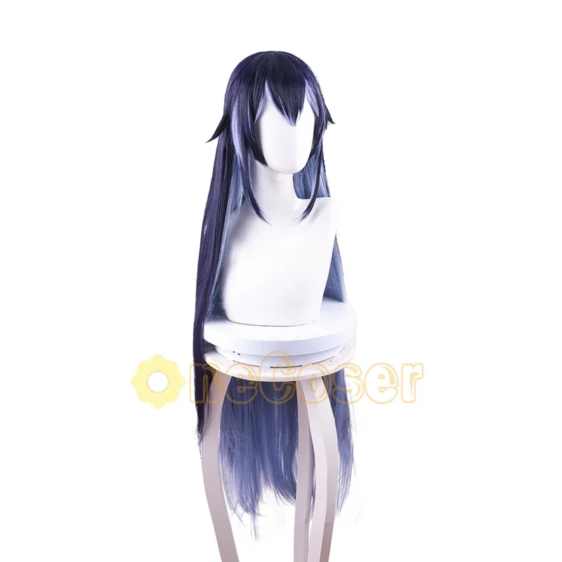 Seele Vollerei شعر مستعار تأثيري هونكاي ستار السكك الحديدية الأرجواني الشعر الطويل فالكيري Lawgiver من الحياة والموت الألياف الشعر غطاء شعر مستعار مجاني #4