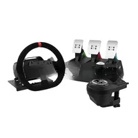 PXN-V10 Force Feedback Racing Game Aiming Wheel 900 Degree Compatible With Pc/One/Ps4