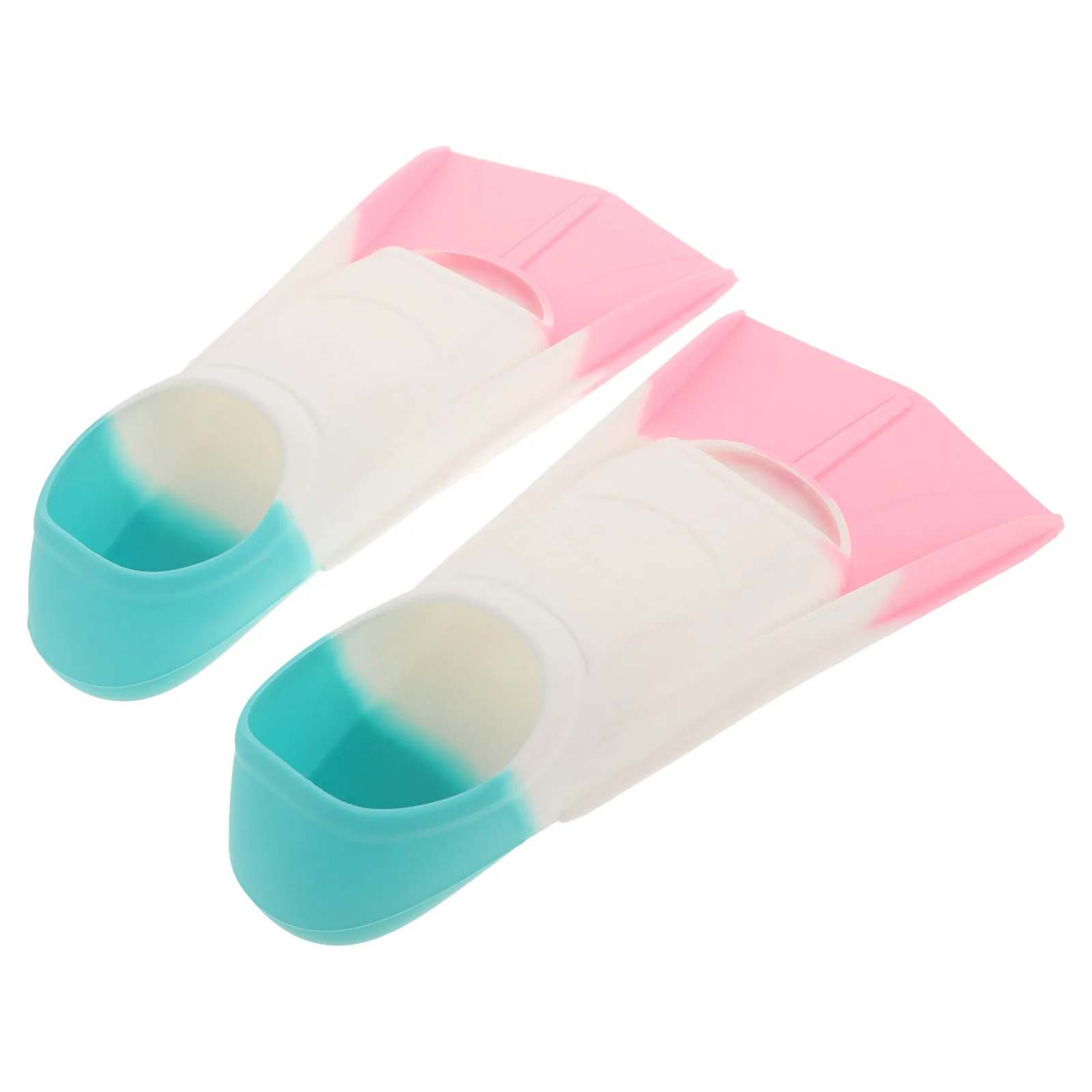 

Long Floating Aldult Short Blade Silica Gel Lap Swimming Flippers Youth