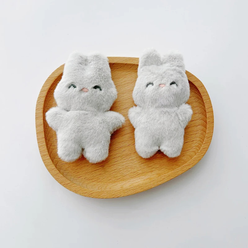 Cute Cartoon Autumn/Winter Plush Fabric Rabbit Brooch Cute Rabbit Bag Clothing Sock Badge Pins Accessories Clothing Decorative