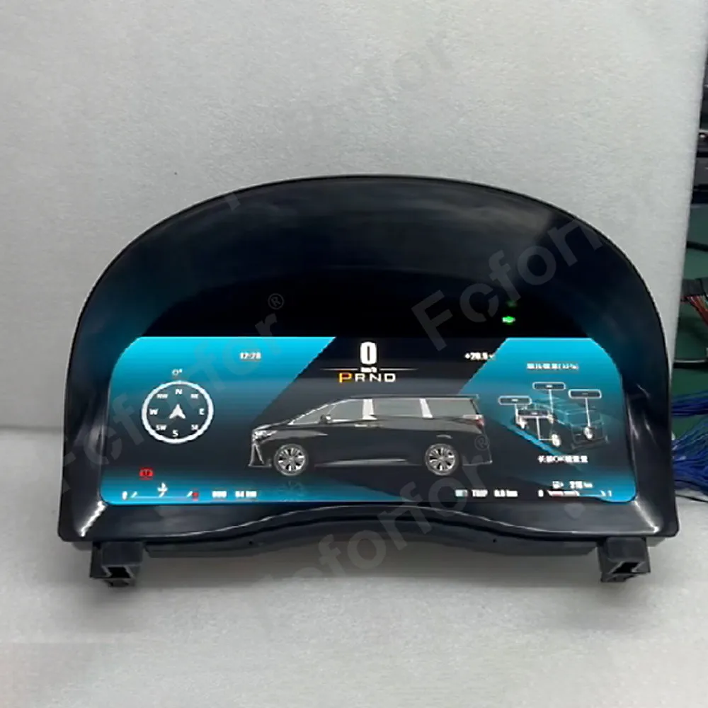 Car Digital Cluster Virtual Cockpit For Toyota Vellfire Alphard 20/30 Series 2008-2023 Upgraded 40 Series LCD Instrument Panel-