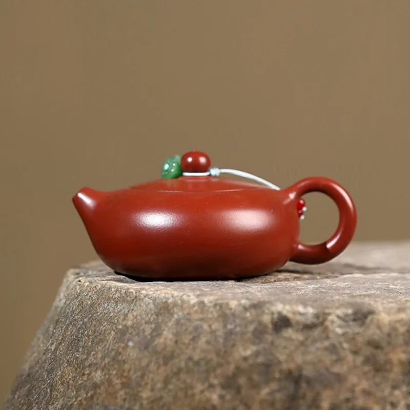 Yixing Purple Clay Teapot Raw Ore Dahongpao Handmade Tea Pot Beauty Tea Infuser Kettle Chinese Zisha Tea Set Teaware 150ml