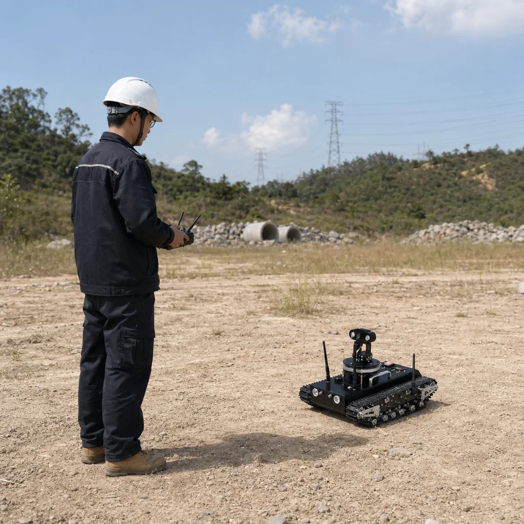 Tracked Remote Control Tank, Off-Road Vehicle with Video Transmission, Outdoor Shooting & Reconnaissance Car