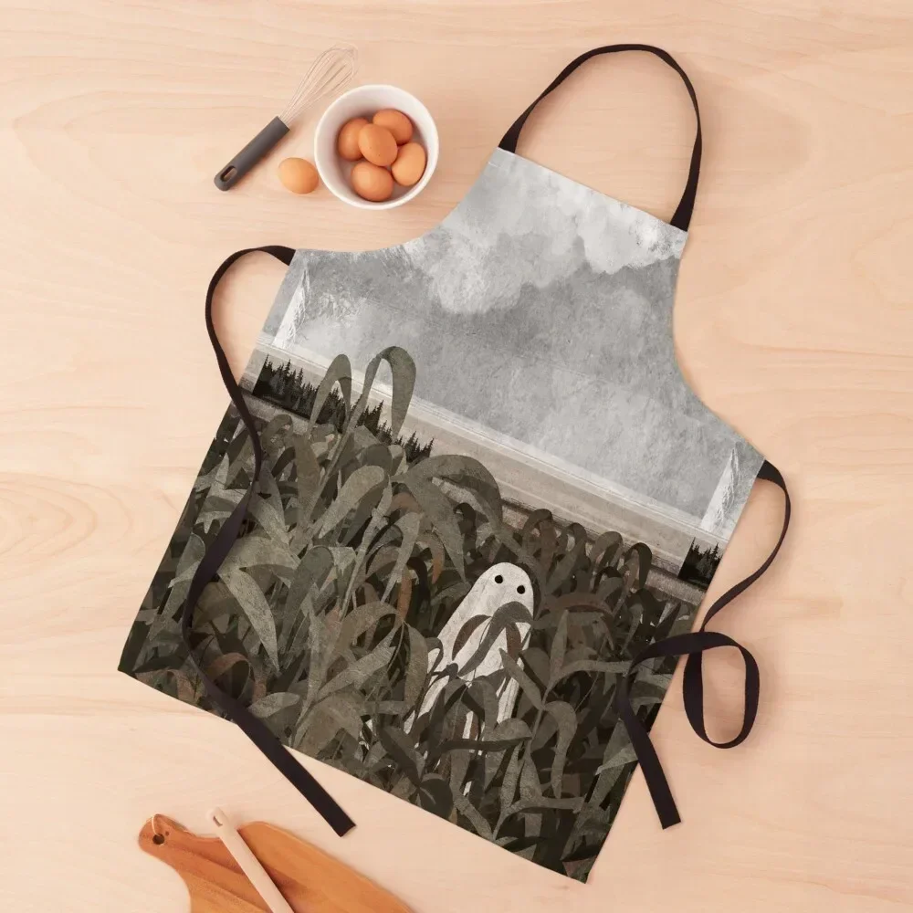 There's a Ghost in the cornfield again... Apron painters Kitchen Things For Home Kitchen Women household woman Apron